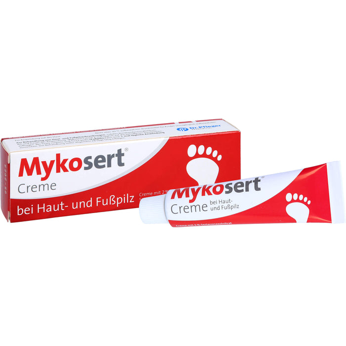 Mykosert Creme zur Behandlung von Haut- und Fußpilzerkrankungen, 20 g Creme