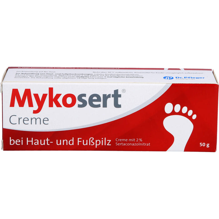 Mykosert Creme bei Haut- und Fußpilz, 50 g Cream