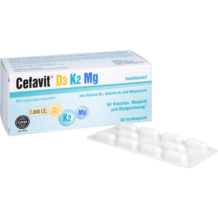 Cefavit D3 K2 Mg 7,000 I.E., 60 St HKP