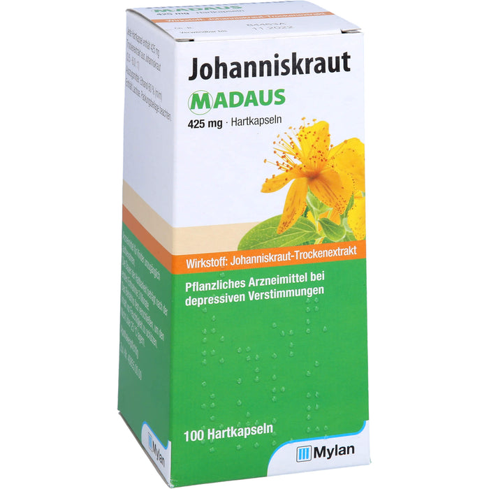 Johanniskraut MADAUS 425 mg Hartkapseln bei depressiven Verstimmungen, 100 pc Capsules