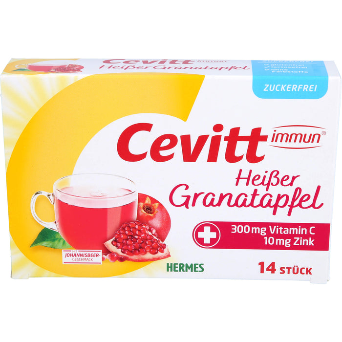 Cevitt immun Heißer Granatapfel zuckerfrei, 14 St. Beutel