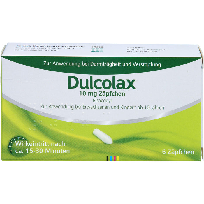 Dulcolax Zäpfchen Reimport EurimPharm, 5 pc Suppositoires