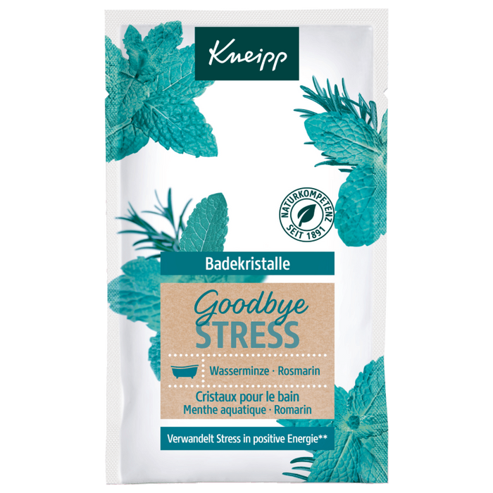 Kneipp Badekristalle Goodbye Stress verwandelt Stress in positive Energie, 60 g Badezusatz