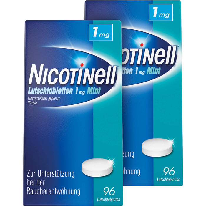 Nicotinell Lutschtabletten 1 mg Mint, 2X96 St LUT