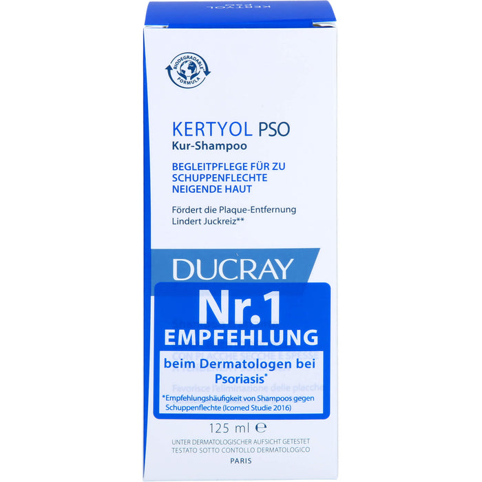 DUCRAY Kertyol P.S.O. ausgleichendes Kur-Shampoo, 125 ml Shampoing