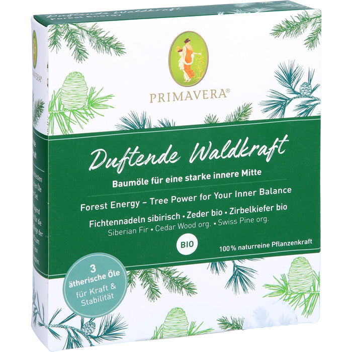 PRIMAVERA Set Duftende Waldkraft, 15 ml Lösung