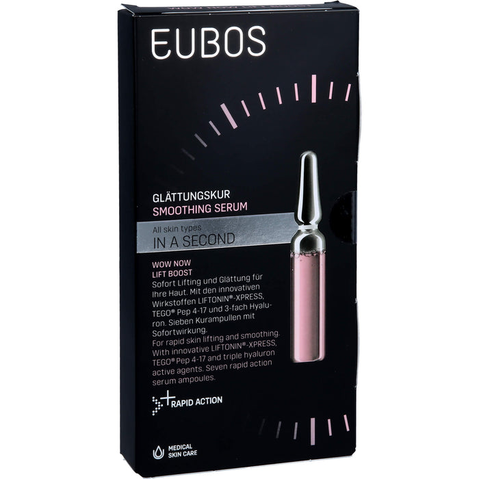 EUBOS In a second wow now Lift Boost Glättungskur, 7 pc Ampoules