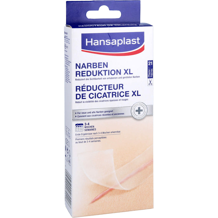 Hansaplast Narben Reduktion XL Pflaster, 21 pc Pansement