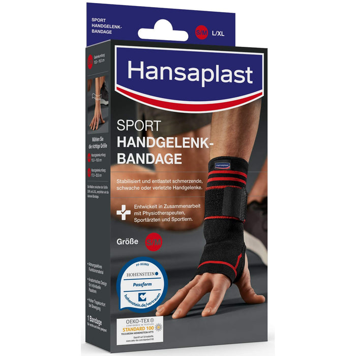 Hansaplast Sport Handgelenk-Bandage Größe M, 1 pcs. Bandage