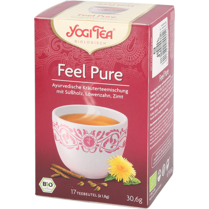 Yogi Tea Feel Pure Bio, 17X1.8 g FBE