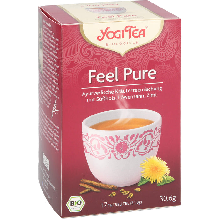 Yogi Tea Feel Pure Bio, 17X1.8 g FBE