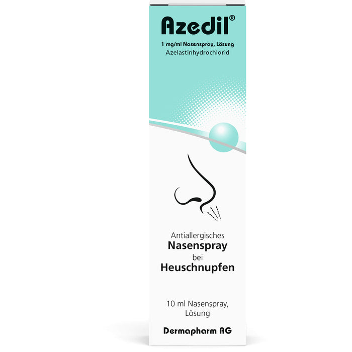 Azedil 1 mg/ml antiallergisches Nasenspray bei Heuschnupfen, 10 ml Lösung