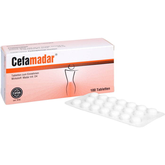 Cefamadar Tabletten bei Gewichtsproblemen, 100 St. Tabletten