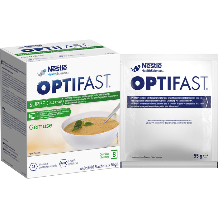 OPTIFAST Suppe Gemüse Sachets, 8 pc Sachets