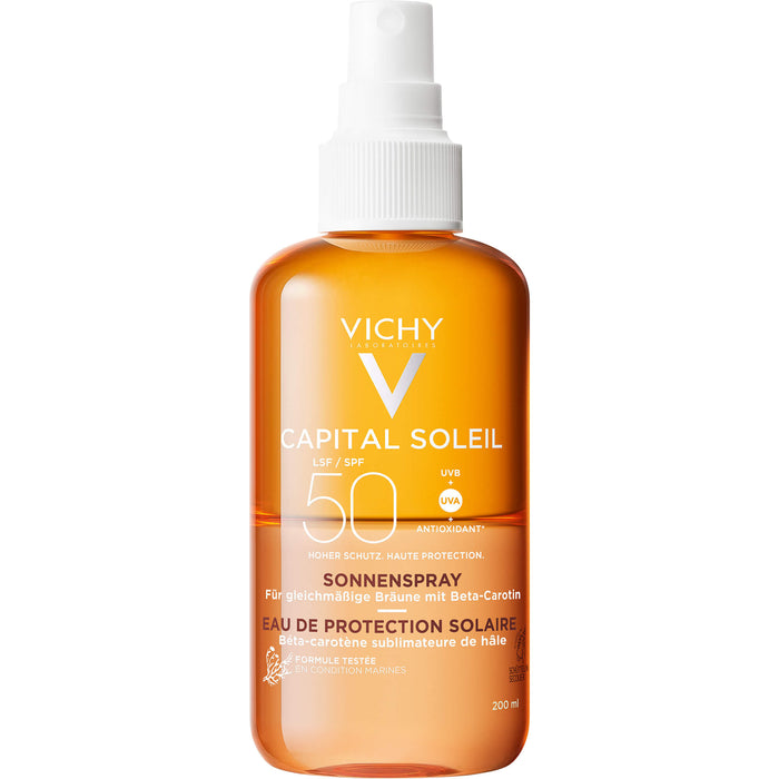 VICHY Capital Soleil SPF 50 bräunungsintensivierendes Sonnenspray, 200 ml Solution