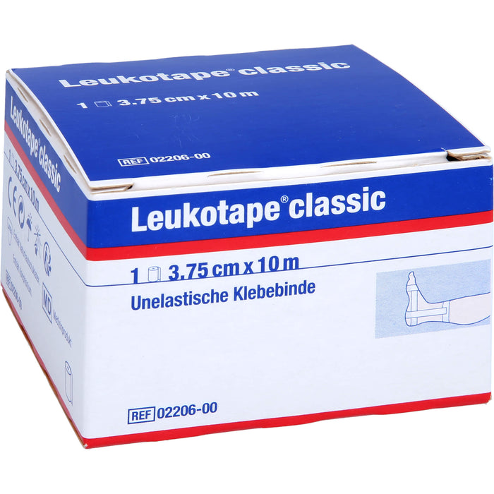 LEUKOTAPE Classic 3,75 cm x 10 m weiss unelastische Klebebinde, 1 pcs. dressing