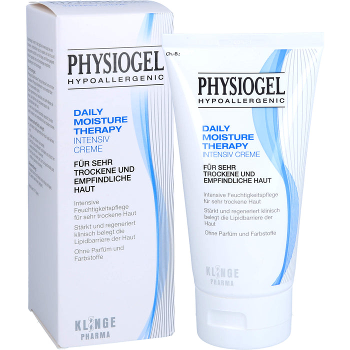 PHYSIOGEL Daily Moisture Therapy Intensiv Creme für normale bis trockene Haut, 150 ml Cream