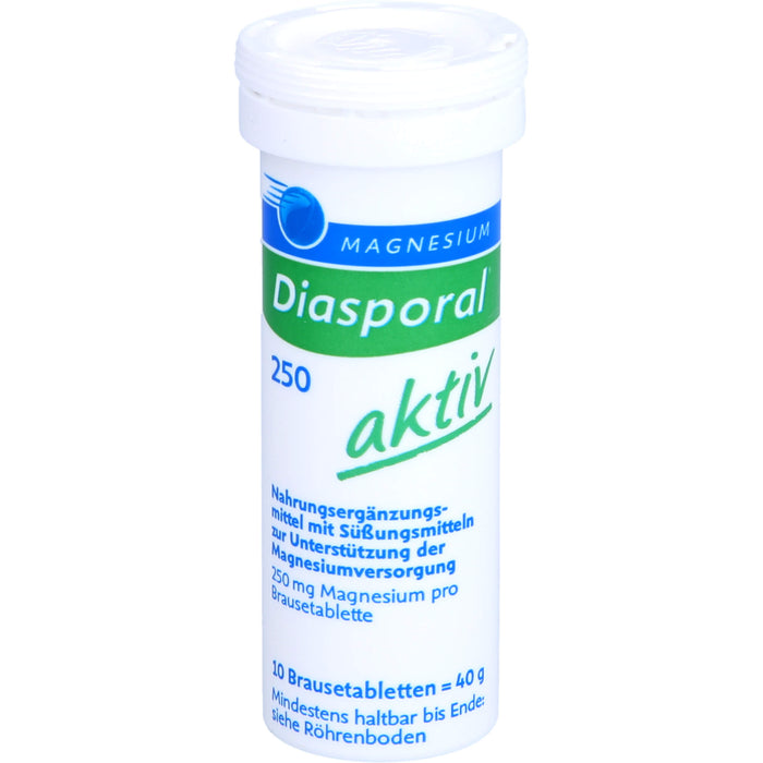 Magnesium-Diasporal 250 aktiv Brausetabletten, 20 pcs. Tablets