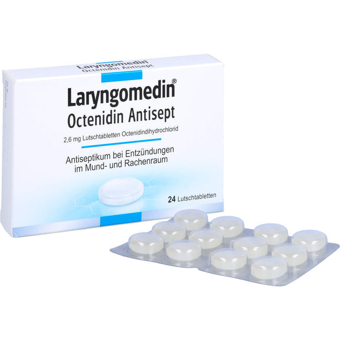 Laryngomedin Octenidin Antisept 2,6 mg Lutschtabletten, 24 St. Tabletten