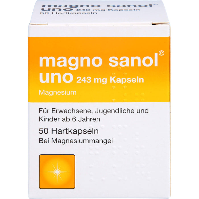 magno sanol uno 243 mg Kapseln, 50 St HKP