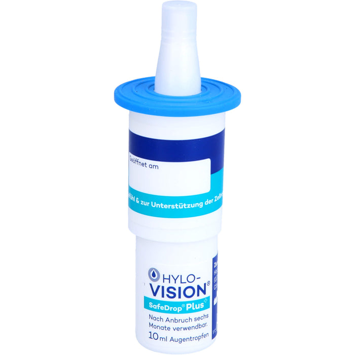 HYLO-VISION SafeDrop Plus befeuchtende & schützende Augentropfen, 10 ml Lösung