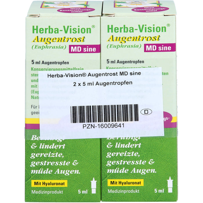 Herba-Vision Augentrost (Euphrasia) MD sine Augentropfen, 10 ml Solution