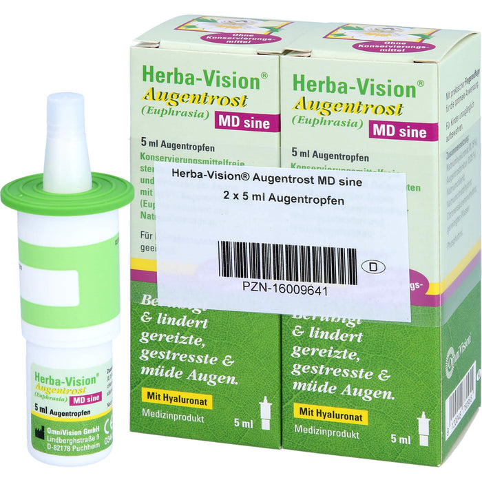 Herba-Vision Augentrost (Euphrasia) MD sine Augentropfen, 10 ml Solution