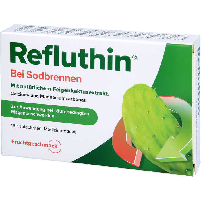 Refluthin bei Sodbrennen Kautabletten Frucht, 16 St. Tabletten