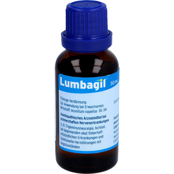 Lumbagil Tropfen bei schmerzhaften Nervenerkrankungen, 30 ml Solution