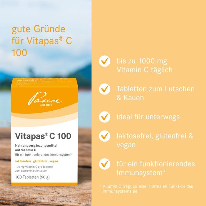 Pascoe Vitapas C 100 Tabletten, 100 St. Tabletten