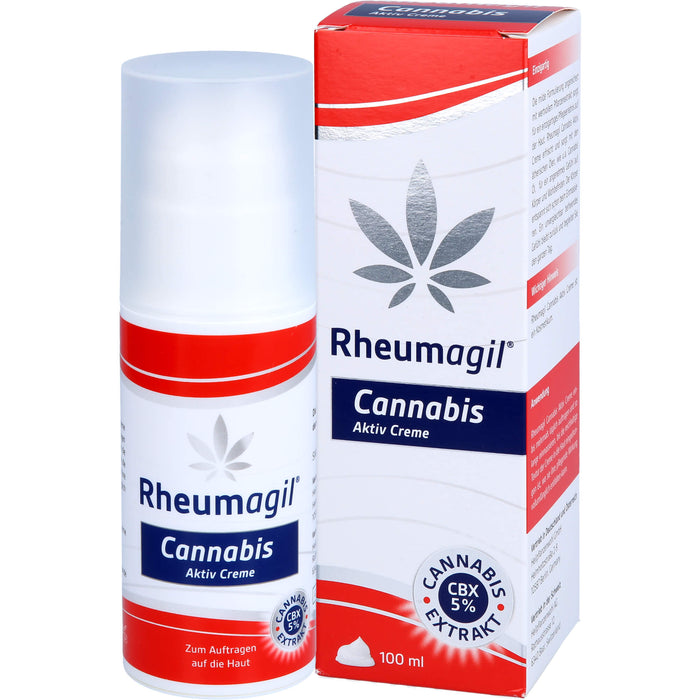 Rheumagil Cannabis Aktiv Creme bei Gelenkschmerzen, 100 ml Crème