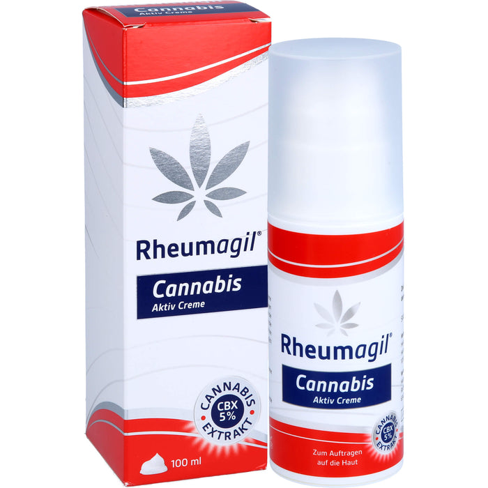 Rheumagil Cannabis Aktiv Creme bei Gelenkschmerzen, 100 ml Crème