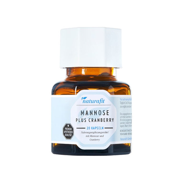 naturafit Mannose plus Cranberry Kapseln, 20 St. Kapseln