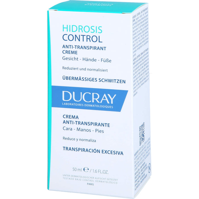 DUCRAY HIDROSIS CONTROL Gesicht Hand-u.Fußcreme, 50 ml CRE