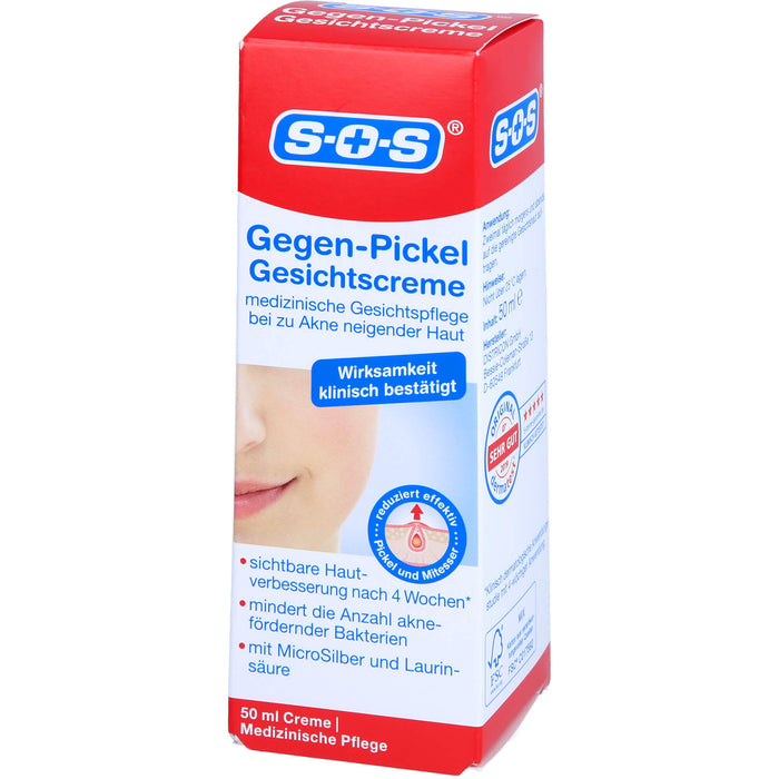 SOS Gegen Pickel Gesichtscreme, 50 ml CRE