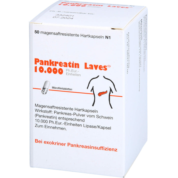 Pankreatin Laves 10.000 Ph, 50 St HKM