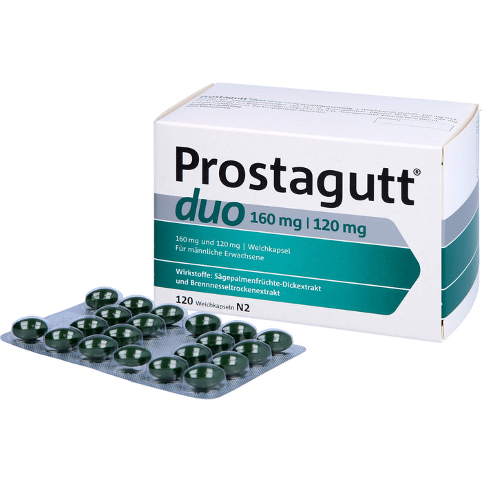 Prostagutt duo 160 mg / 120 mg, Weichkapseln, 120 pc Capsules