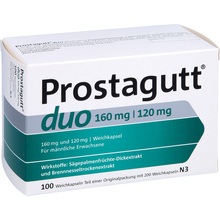 Prostagutt duo 160 mg / 120 mg, Weichkapseln, 200 pcs. Capsules