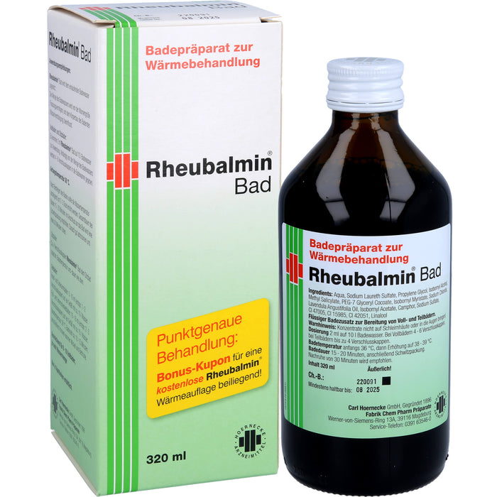 Rheubalmin Bad Badepräparat zur Wärmebehandlung, 320 ml Lösung