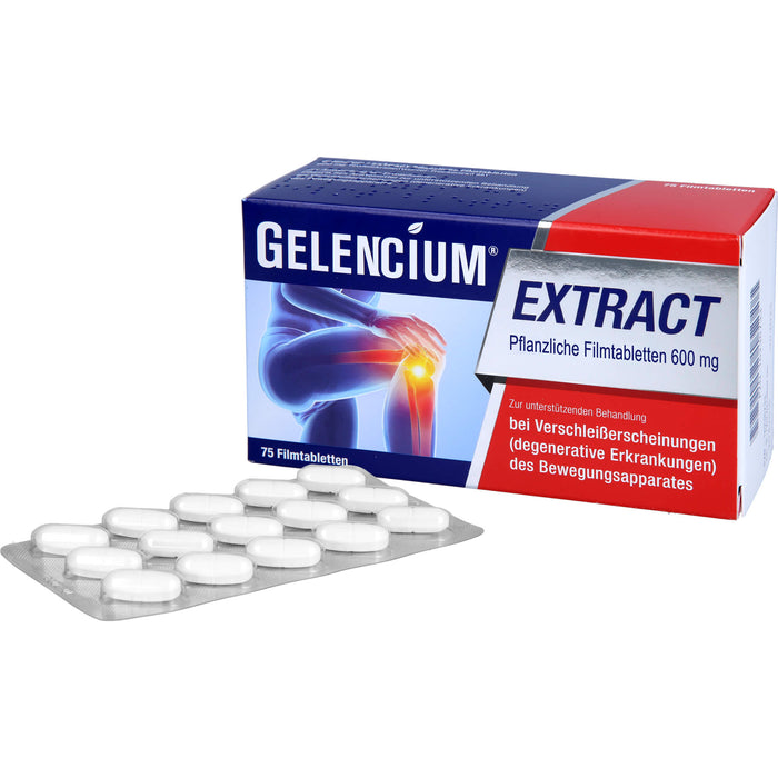 Gelencium Extract Pflanzliche Filmtabletten 600 mg bei Verschleißerscheinungen, 75 pcs. Tablets