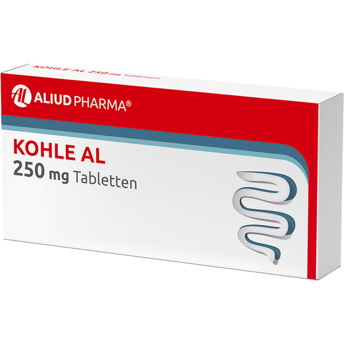 Kohle AL 250 mg Tabletten, 20 St TAB