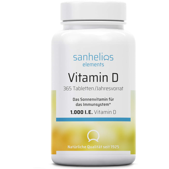 Sanhelios Vitamin D 1,000 I.E., 365 St TAB