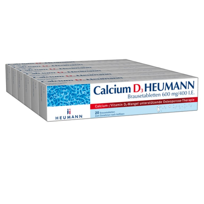 Heumann Calcium D3 Brausetabletten, 120 pc Comprimés effervescents