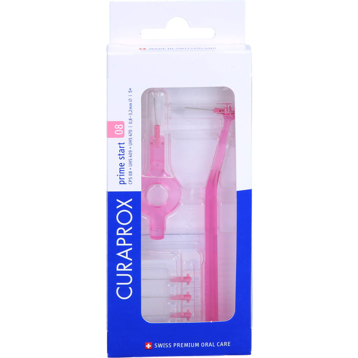 CURAPROX Interdental Set CPS 08 mm pink 5+2 St, 1 P ZBU