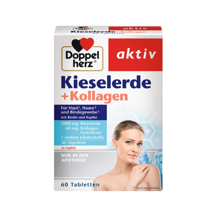 Doppelherz Kieselerde + Kollagen, 60 St TAB