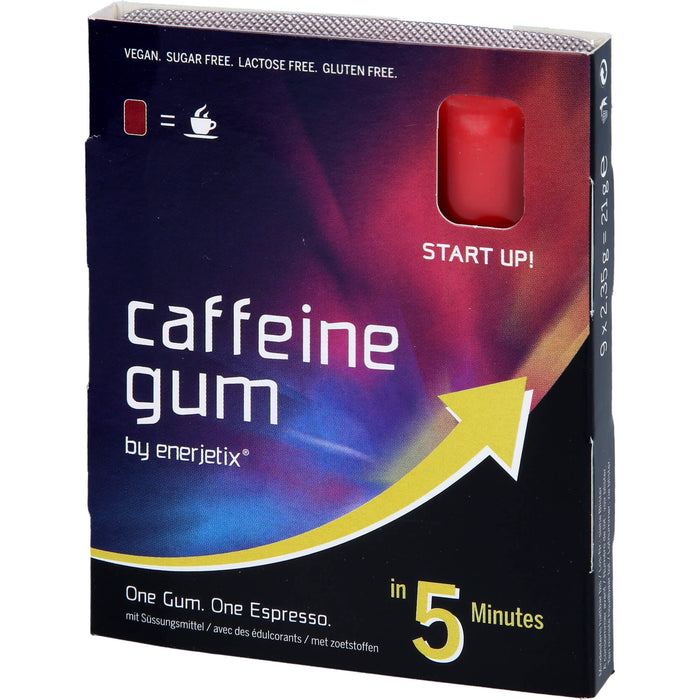 coffein gum Red Energy Kaugummi by enerjetix, 9 St KGU