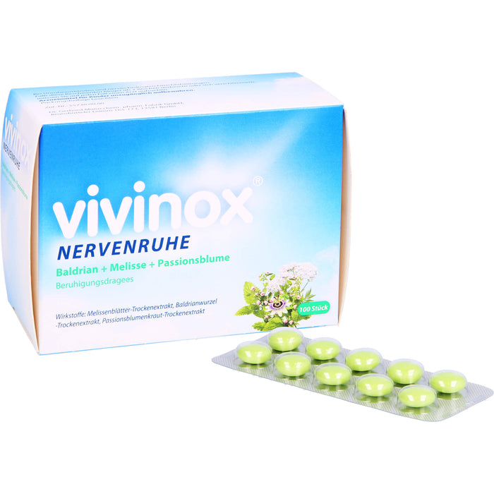 vivinox Nervenruhe Beruhigungsdragees, 100 pcs. Tablets