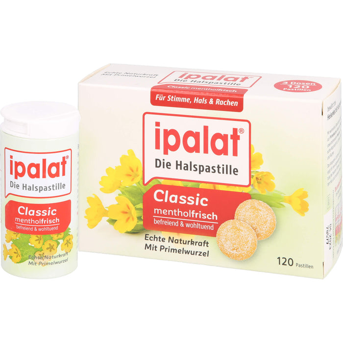 Ipalat Halspastillen classic, 120 St PAS