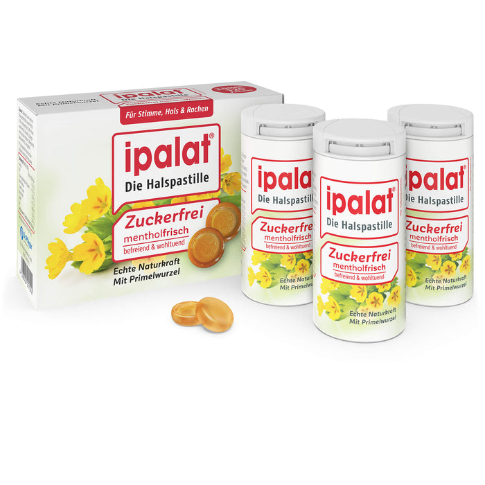 Ipalat Halspastillen zuckerfrei, 120 pcs. Pastilles