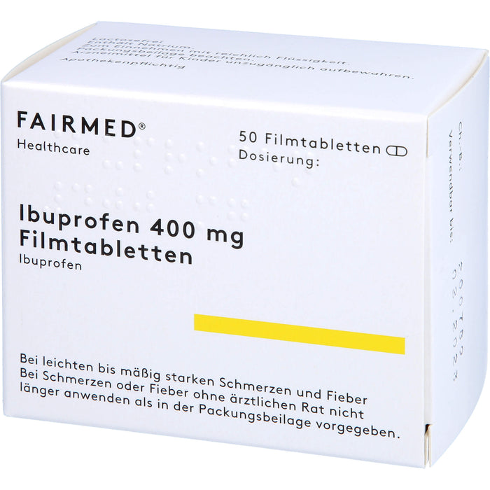 Ibuprofen 400 mg Fair-Med Filmtabletten, 50 pc Tablettes